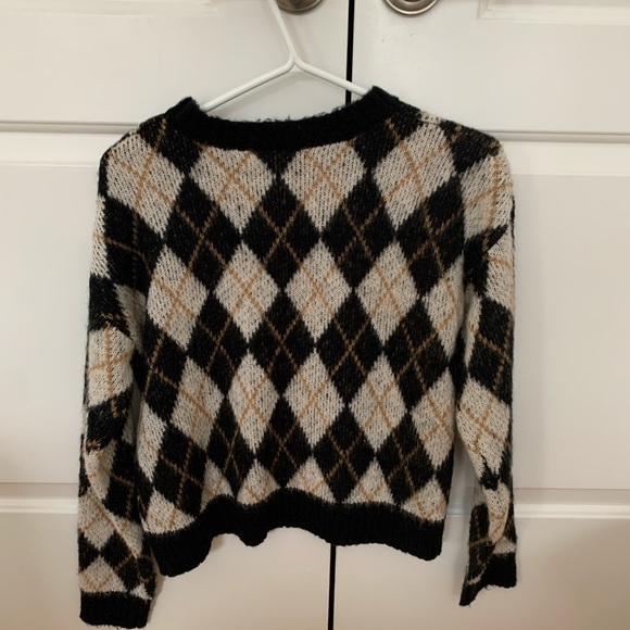 Forever 21 Argyle Crewneck Sweater - Picture 2 of 3